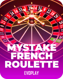 MyStake French Roulette — Evoplay en vivo